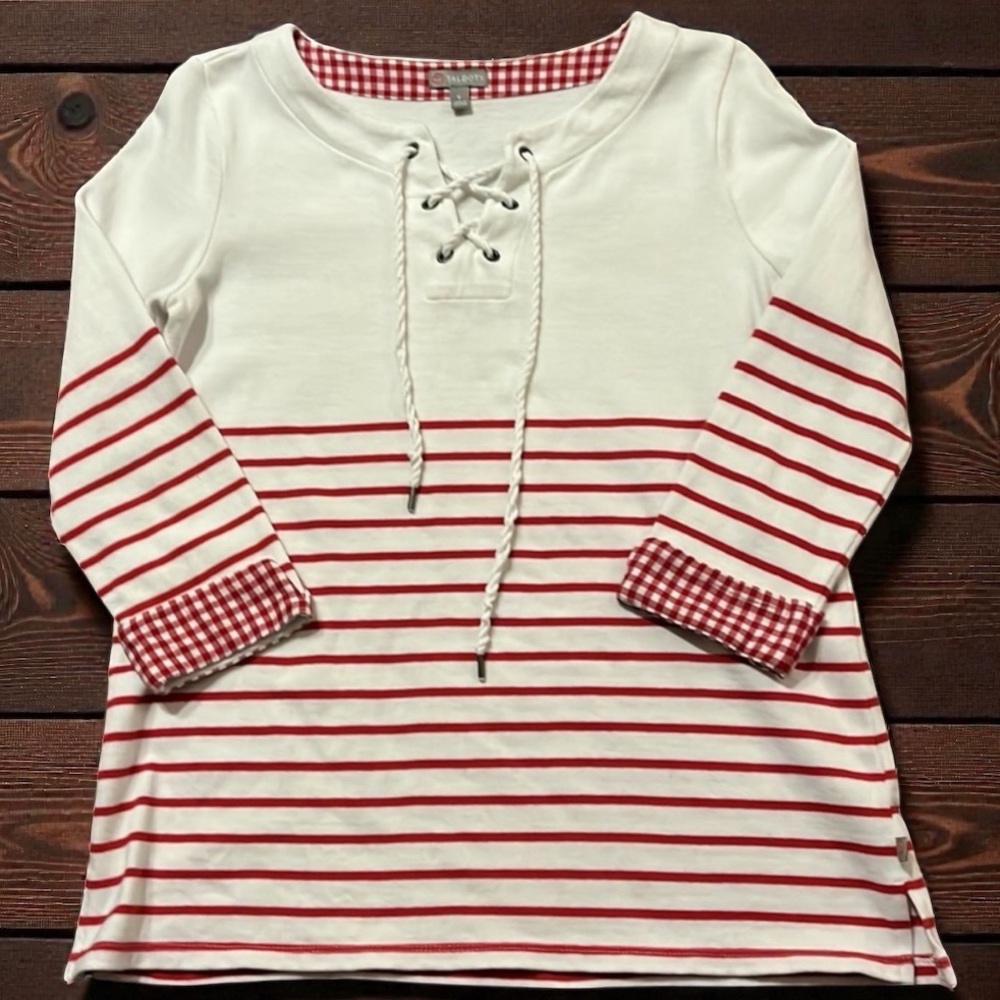 Talbots‎ Nautical Striped Top